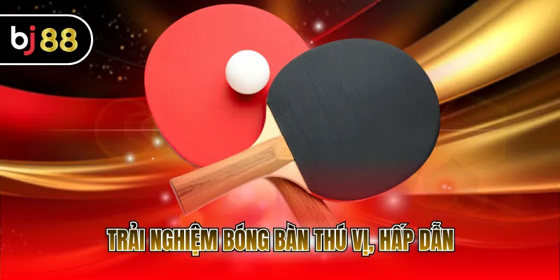 Trải nghiệm bóng bàn thú vị, hấp dẫn